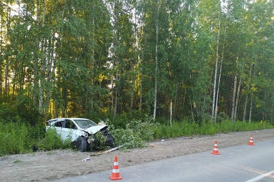 ДТП в Нефтеюганском районе: пассажирка иномарки погибла. Фото ГИБДД по ХМАО.