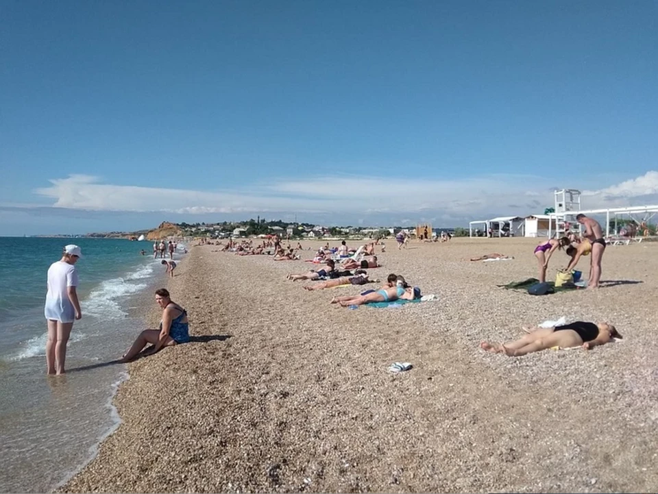 Пляжи Крымского полуострова растянулись на 450 километров
