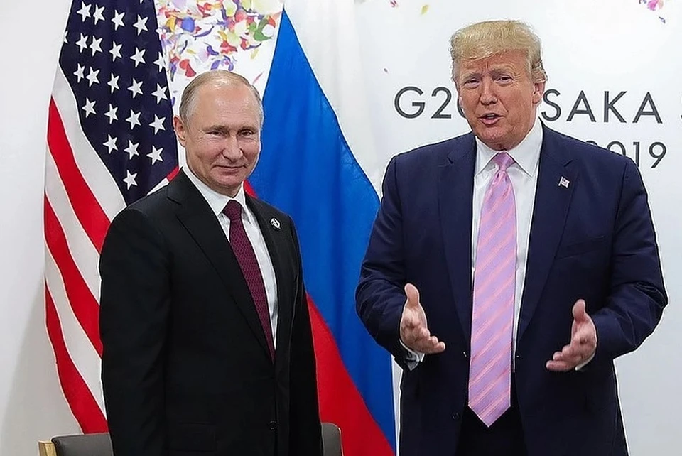 В 2019 году Трамп встречался с Путиным лично во время саммита G20 Фото Михаил Климентьев/пресс-служба президента РФ/ТАСС
