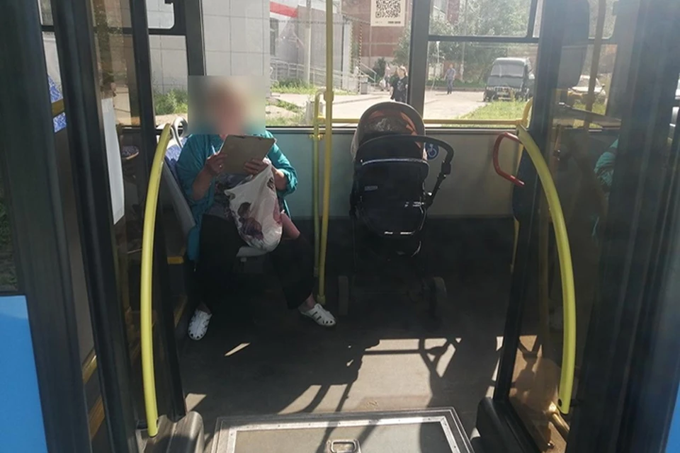 Женщина не удержала коляску, и она опрокинулась Фото: УГИБДД России по Тверской области