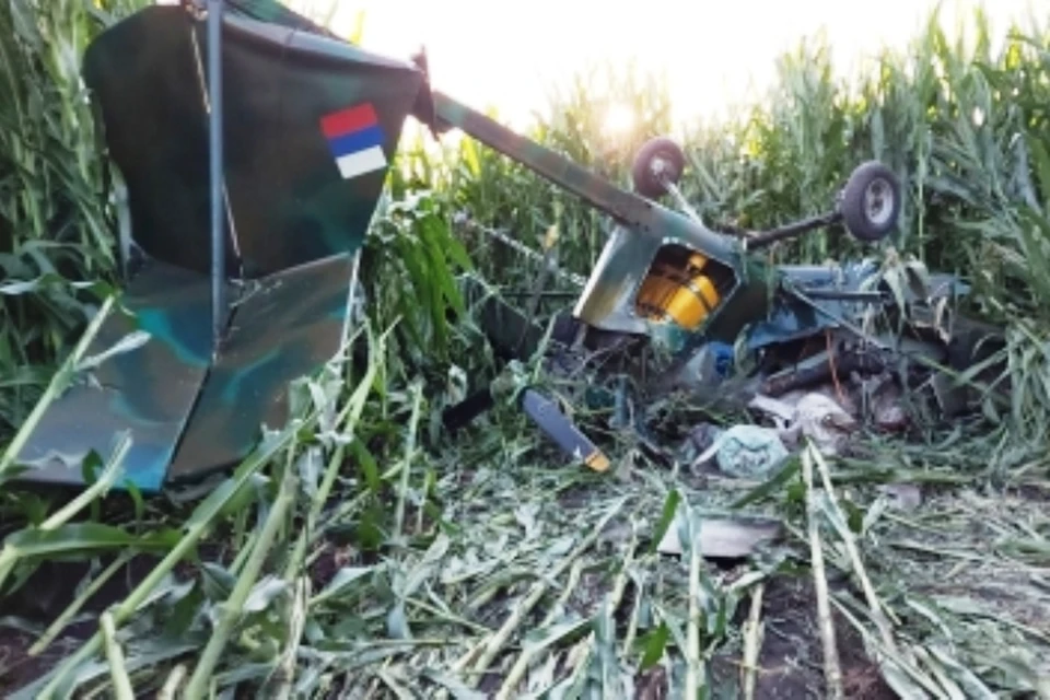 Обломки разбившегося самолета. Фото предоставлено Московским межрегиональным следственным управлением на транспорте СК РФ