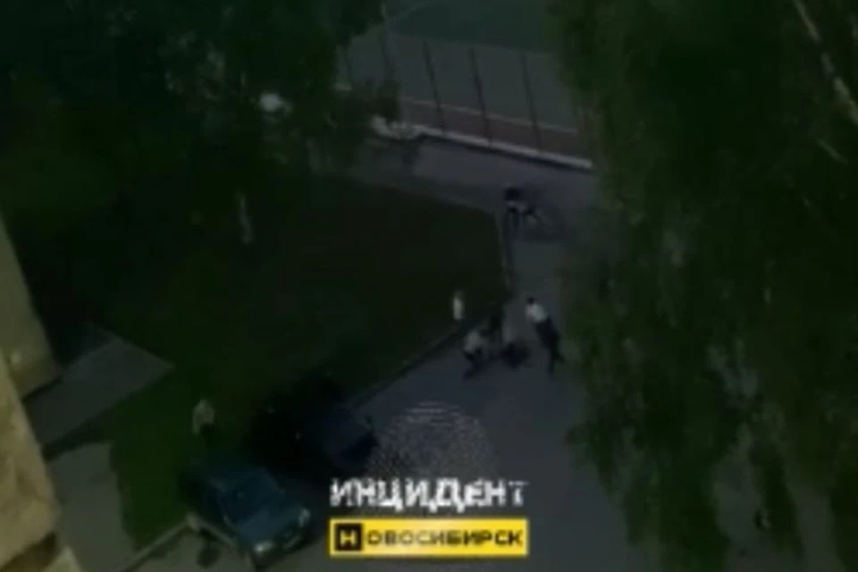 Трех студентов избили у общежития. Фото: «Инцидент Новосибирск».
