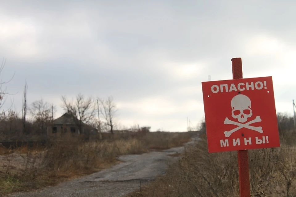 Мужчина подорвался на украинской мине