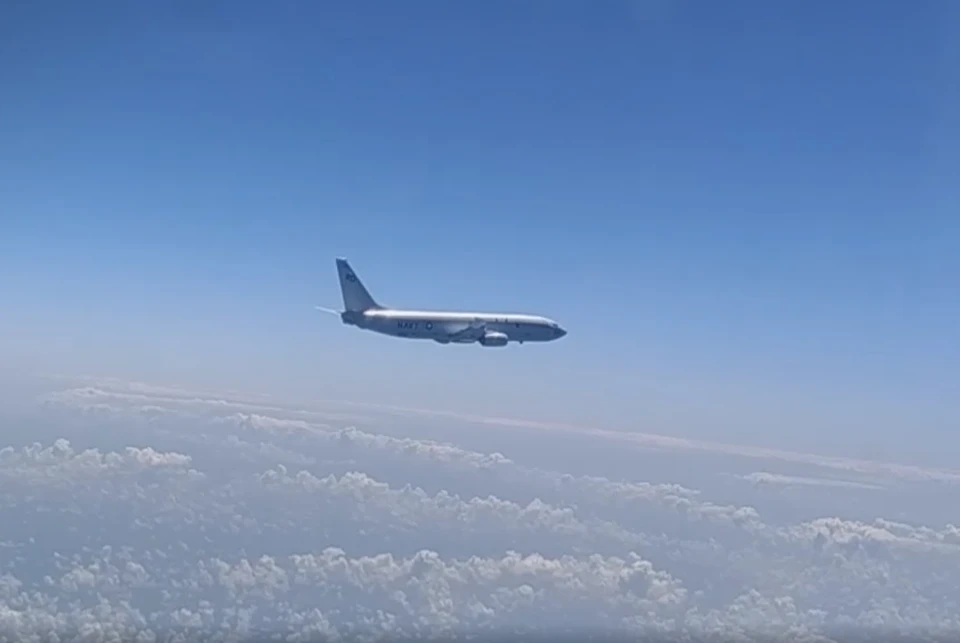 Видео перехвата российским истребителем военных самолетов США над Черным Морем. Фото: кадр из видео
