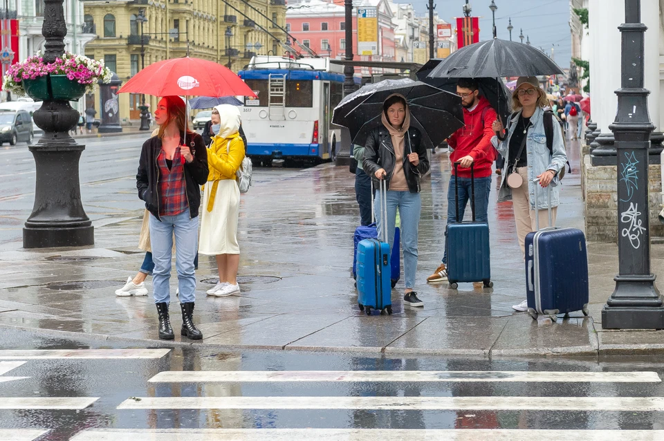 Мощный ливень ожидается в ночь с 4 на 5 августа в Петербурге
