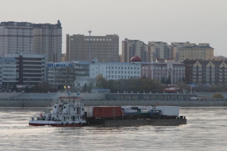 Порт Миншань в Китае пришло первое судно с грузом из Хабаровска