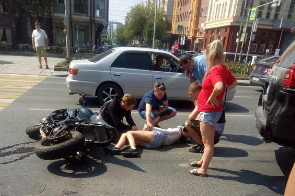 В аварии пострадали парень и девушка. Фото: предоставлено героиней публикации