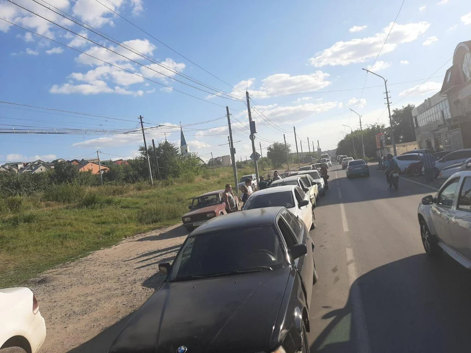 ДТП на улице Гвардейская. Фото ГИБДД по Саратову