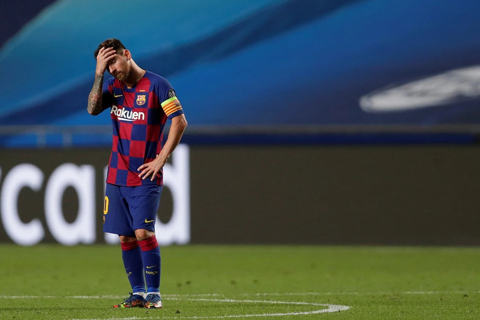 В четвертьфинале Лиги чемпионов каталонская команда позорно разгромлена «Баварией» со счетом 2:8.