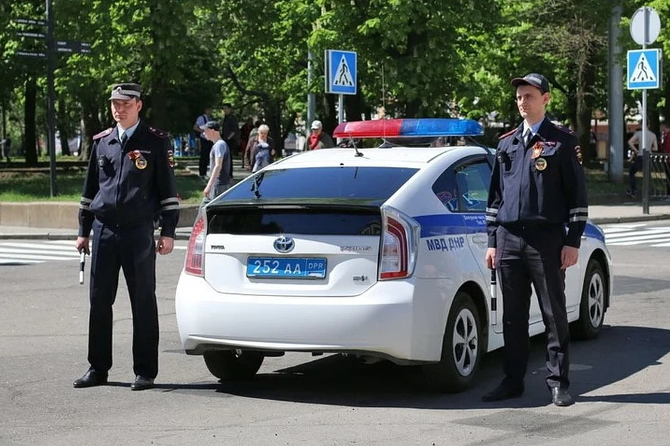 22 августа центр Донецка перекроет полиция. Фото: МВД ДНР