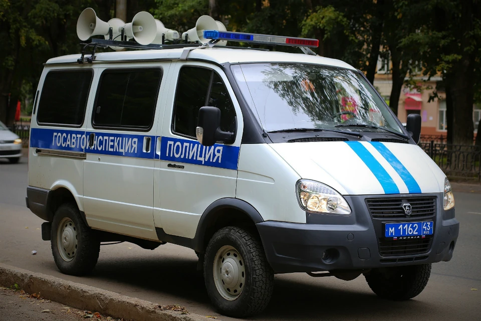 На кировские улицы выехал агитационный автомобиль Госавтоинспекции. Фото: vk.com/gibdd43