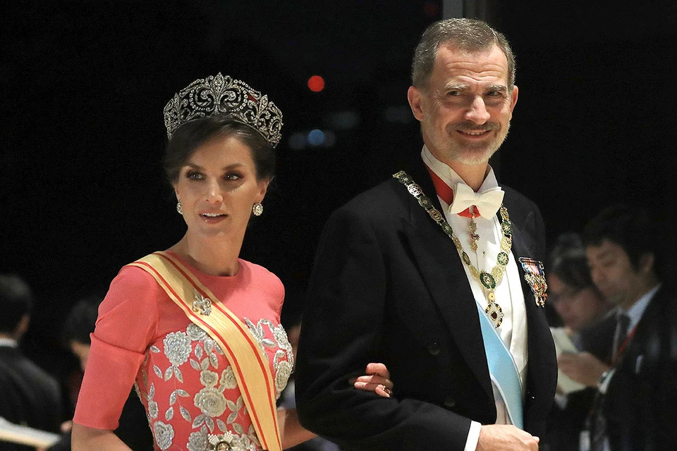 Король Испании Филипп VI и королева Летиция