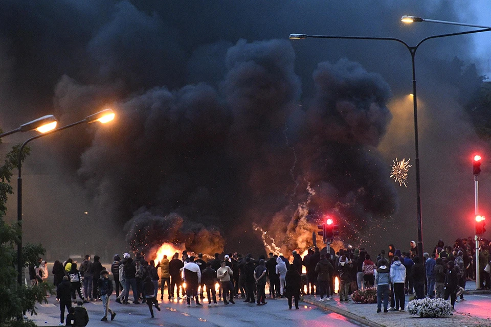 В шведском городе Мальмё вспыхнули массовые беспорядки.