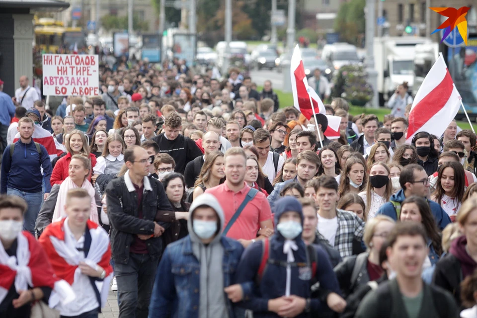 В Минске состоялся Марш студентов.