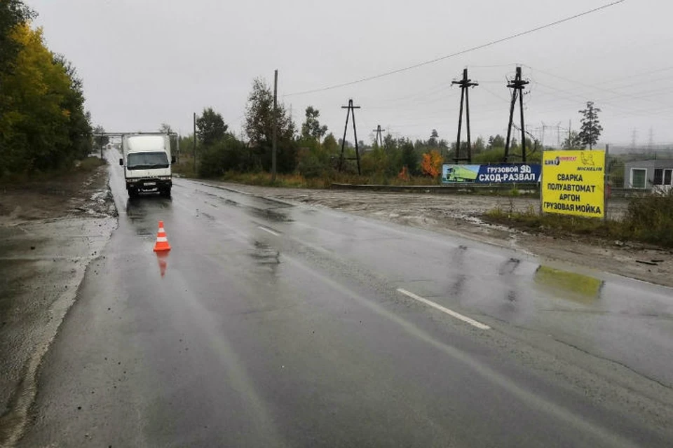Место, где произошло ДТП. ФОТО: ГУ МВД России по Иркутской области