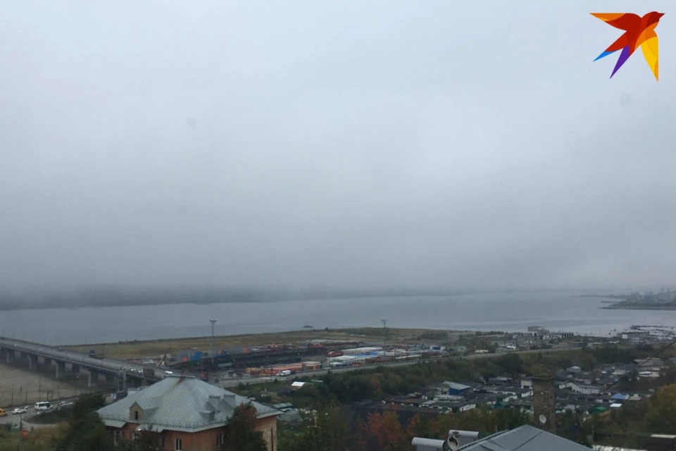 Туман над Мурманском и пригородом мешает самолетам.