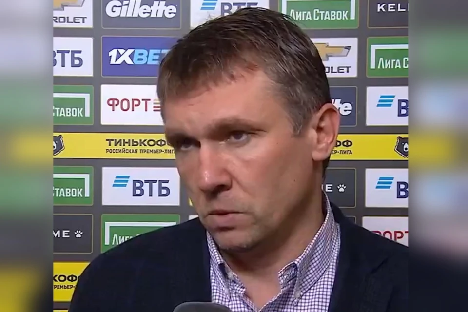 Андрей Талалаев едва не расплакался то ли от злости, то ли от обиды. Фото: кадр видео «Матч ТВ»