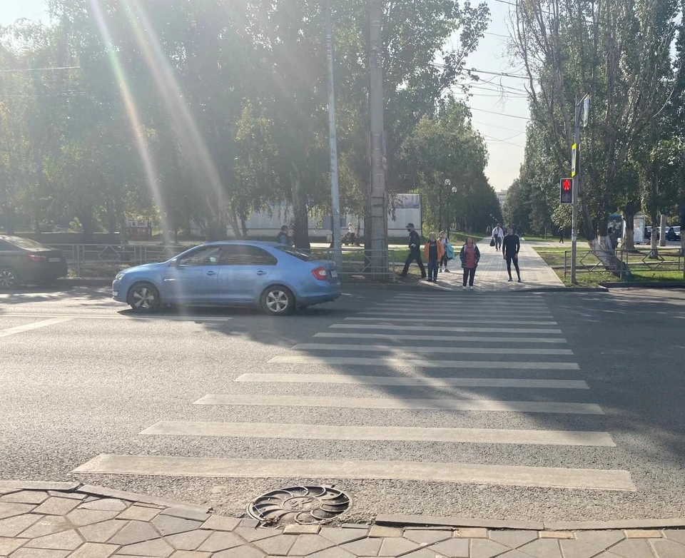 Ребенка сбили на пешеходном переходе. ФОТО: ГУ МВД по Самарской области