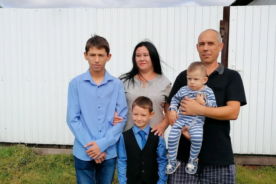 Многодетная семья Репишевских из Сызрани воспитывают троих сыновей