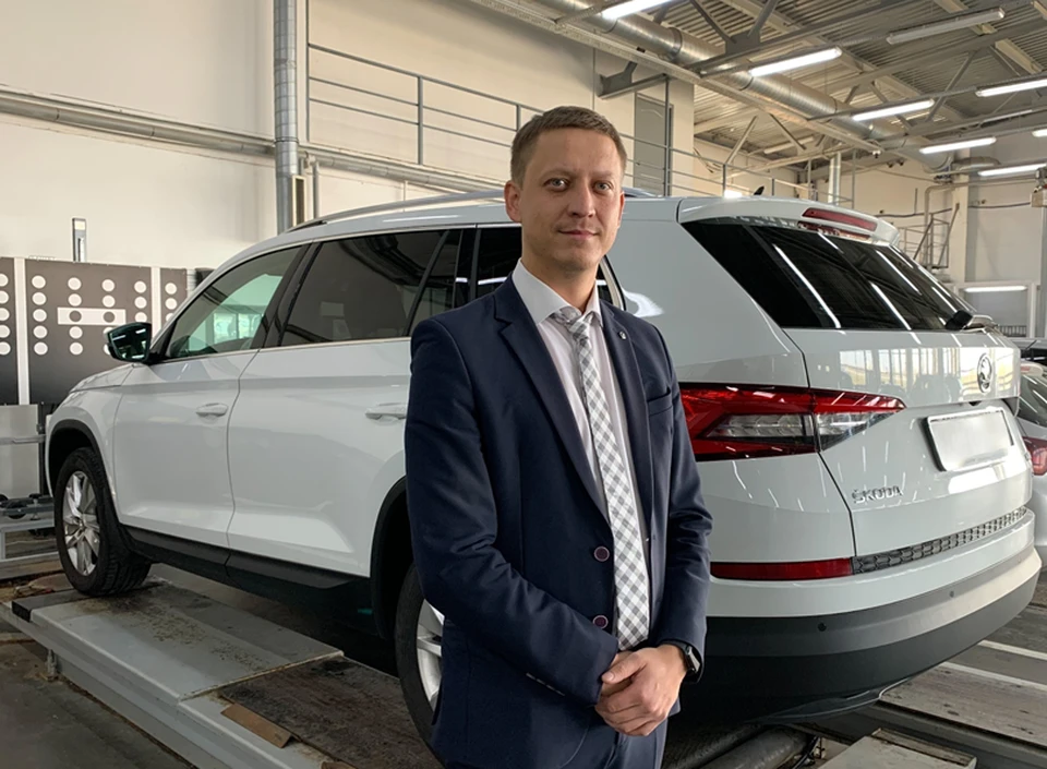 Руководитель сервисного центра SKODA Прага Моторс Артур Чунарев. Фото: Прага Моторс