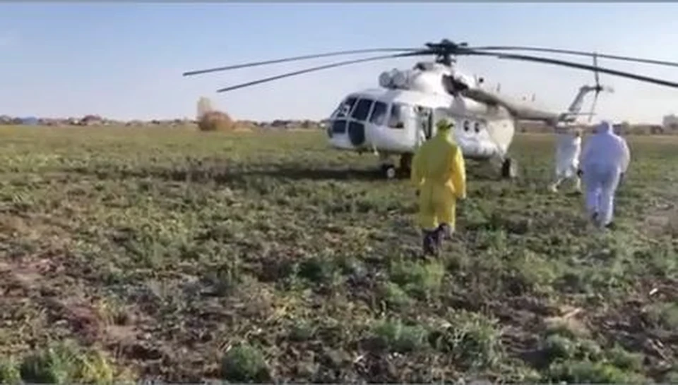 В Самару врачей привезли вертолетами