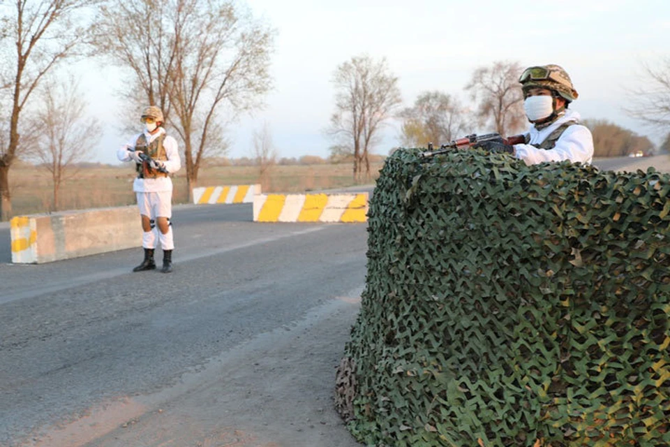 В Ошской области установили блокпосты (фото иллюстративное).
