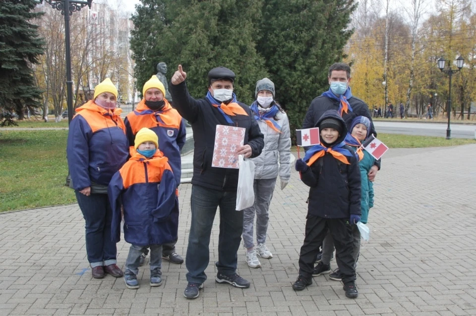 В Ижевске состоялся Городской семейный пешеходный марафон «Мой город»