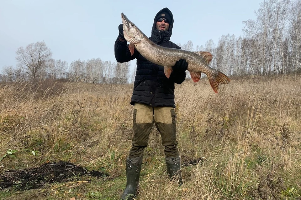 Щука весила 8,8 килограммов. Фото: предоставлено героем публикации.