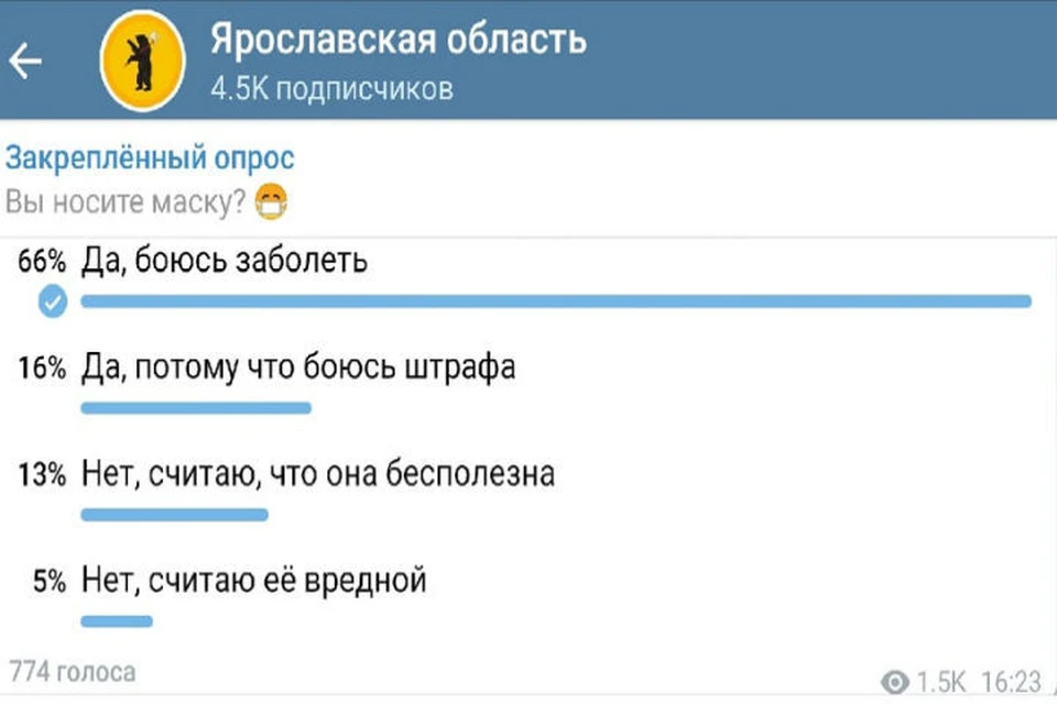 Ярославцев спросили, почему они носят маски