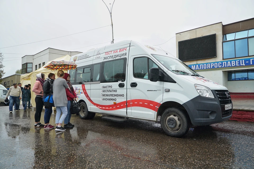 Тест на ВИЧ можно будет сдать в специальном брендированном автомобиле. Фото предоставлено организаторами акции