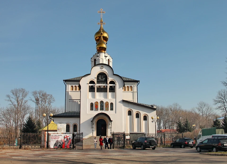 В инфекционном госпитале Комсомольска-на-Амуре отслужили молебен во здравие
