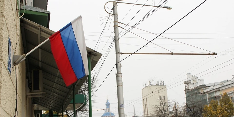 Дома на улице Кирова украсили к празднику