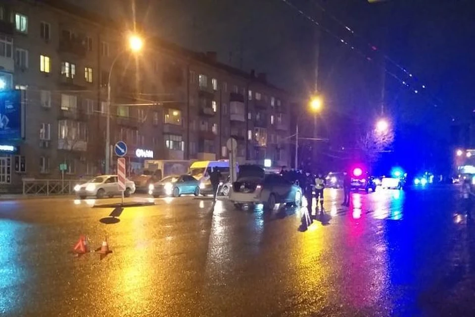 В Новосибирске иномарка насмерть сбила пешехода. Фото: ГИБДД по Новосибирску