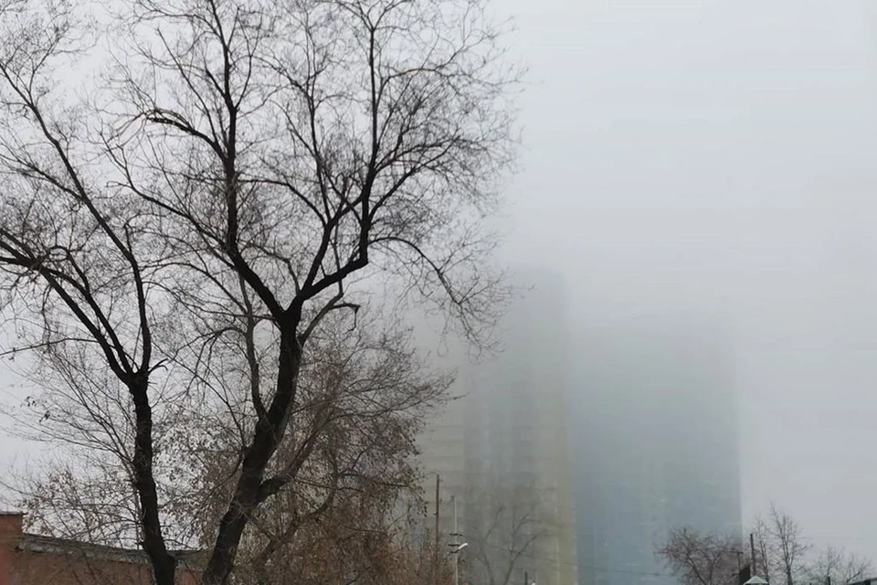 Новосибирск окутал туман. Фото: alexey_frantsev
