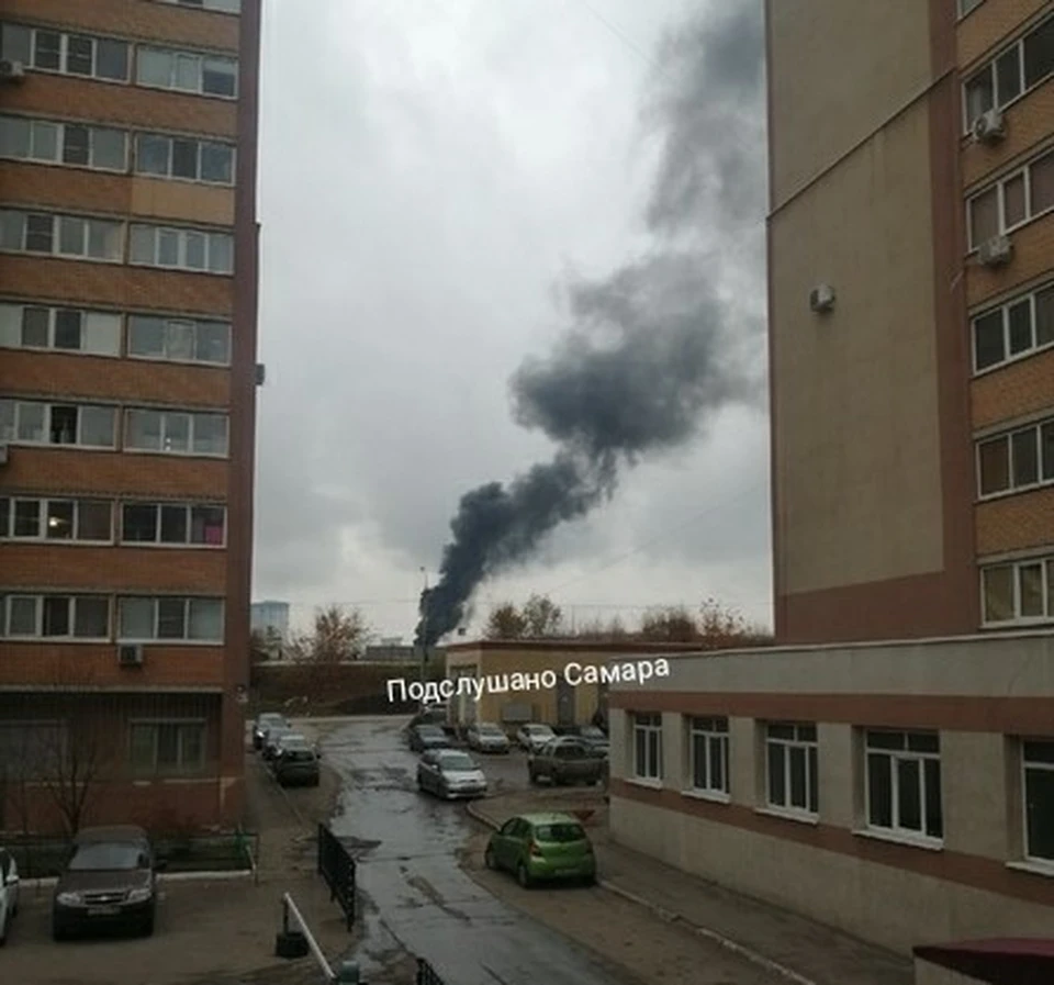 В Самаре произошел пожар около 