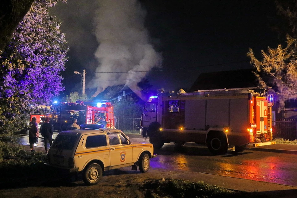 Мужчина погиб во время пожара в жилом доме в Велижском районе. Фото: из архива ГУ МЧС России по Смоленской области.