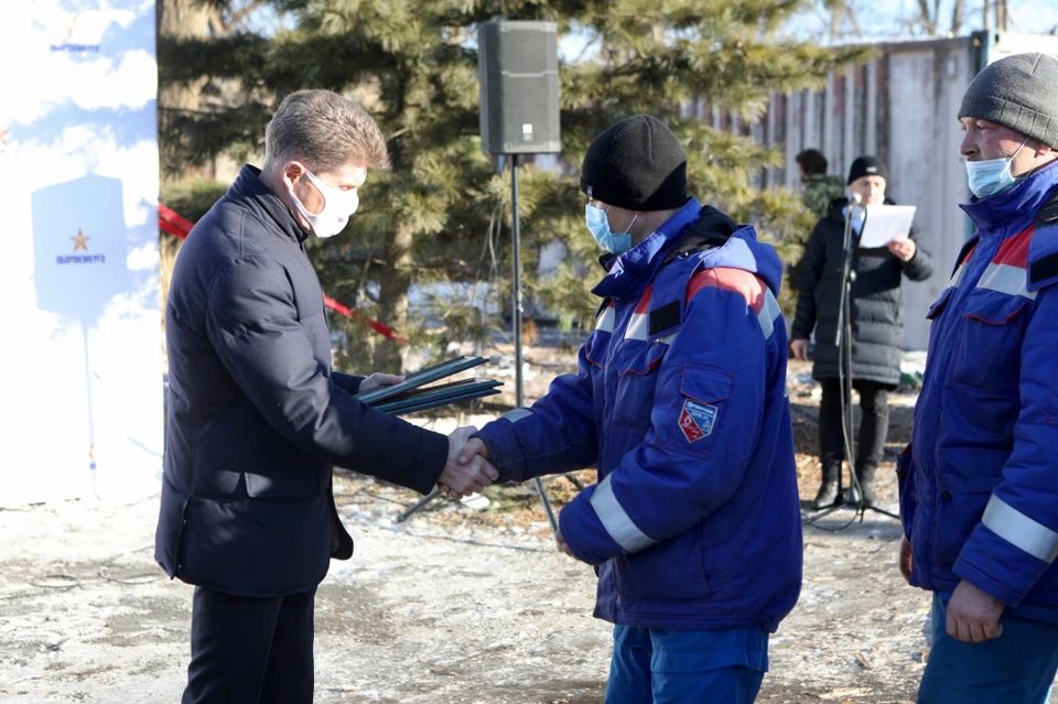 Сотрудников Оборонэнерго поблагодарили за профессиональную работу в режиме чрезвычайной ситуации. Фото: Александр Сафронов