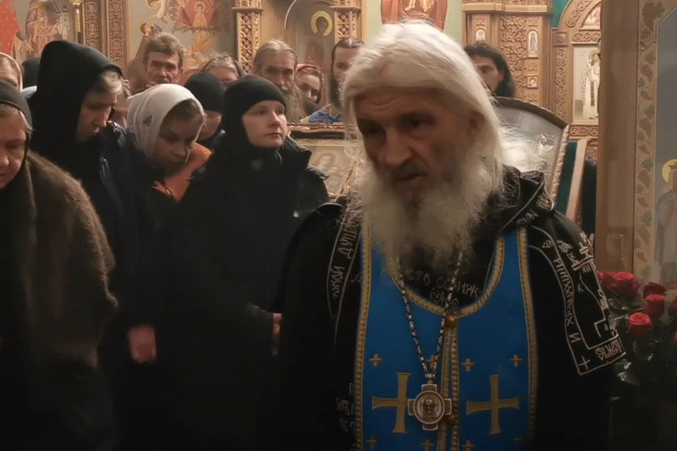 В октябре Сергия (Николай Романов) отлучили от Церкви. Фото: кадр с видеозаписи опубликованной Всеволодом Могучевым