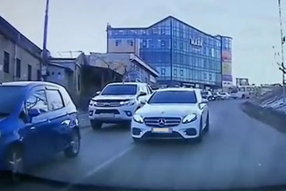 Нарушение попало на видеорегистратор