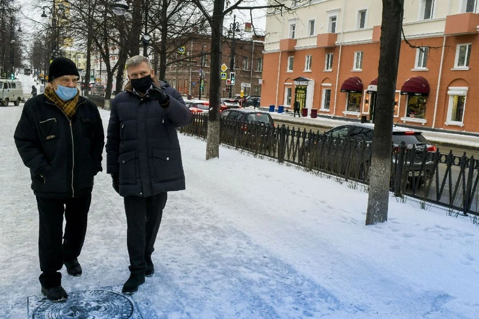 Алексей Дёмкин (справа) и Михаил Плеханов обсудили преображение Компроса.