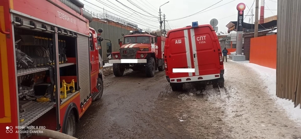 Днем 27 декабря в Туле горел тир «Динамо»