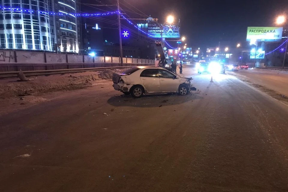 В Новосибирске столкнулись две иномарки. Фото: Госавтоинспекция по Новосибирску