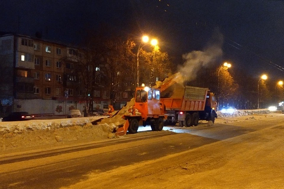 Дорожные службы Кемерова перейдут на круглосуточный режим работы в праздники. Фото: Администрация города Кемерово