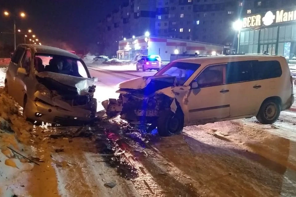 Авария произошла в самом начале нового года. Фото: ГИБДД Новосибирска.