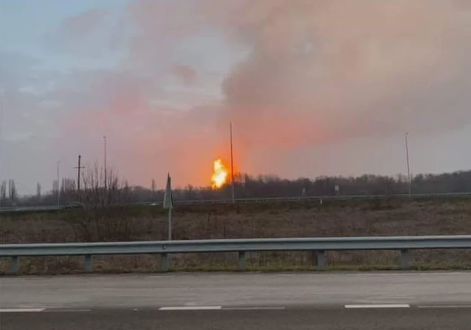 Причина взрыва газопровода на Украине: произошла разгерметизация. Фото: facebook Госслужбы по ЧС Украины