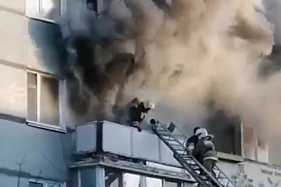 Дети попали в огненную ловушку