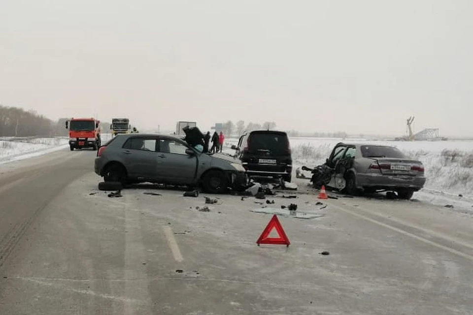 Трое детей попали в больницу. Фото: пресс-служба ГУ МВД по Новосибирской области