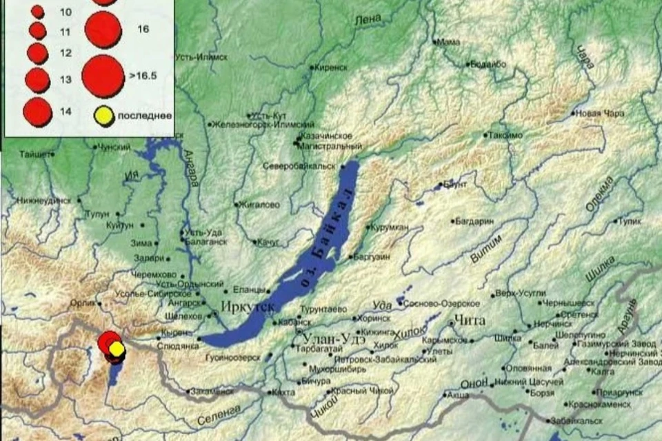 13 января сейсмологи зафиксировали новое землетрясение на границе России и Монголии. Фото: сайт Байкальский ф-л Геофизической службы РАН.
