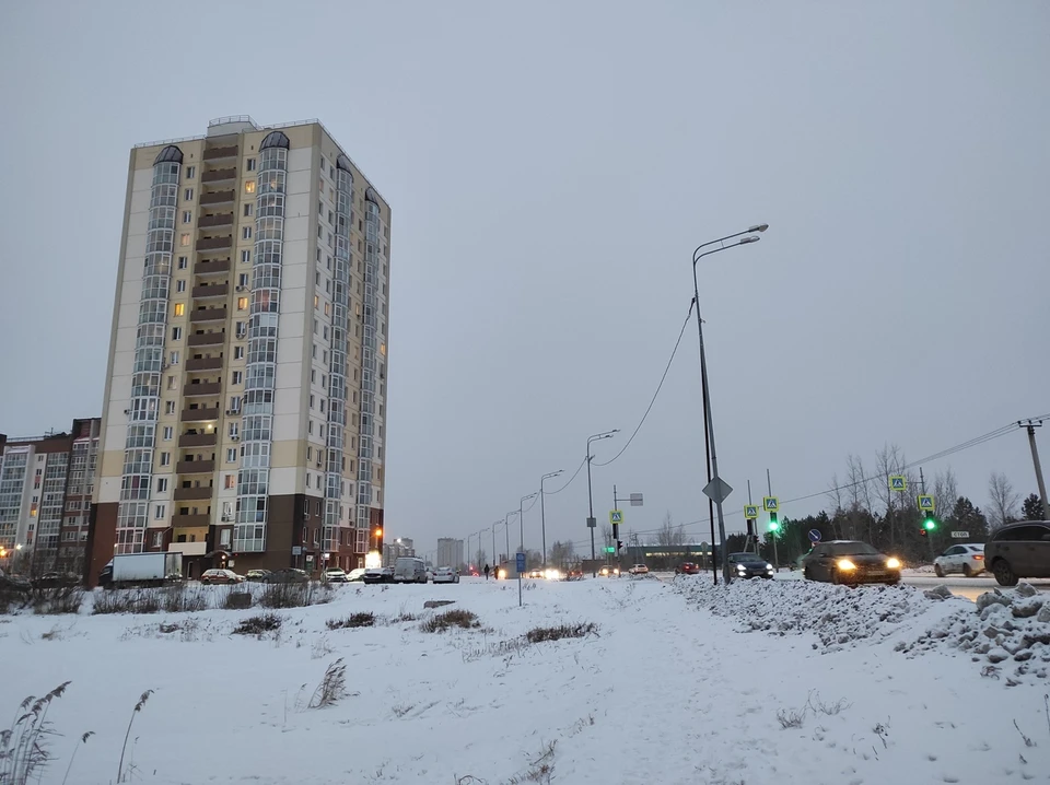 в Тюмени: снег закончится к вечеру.