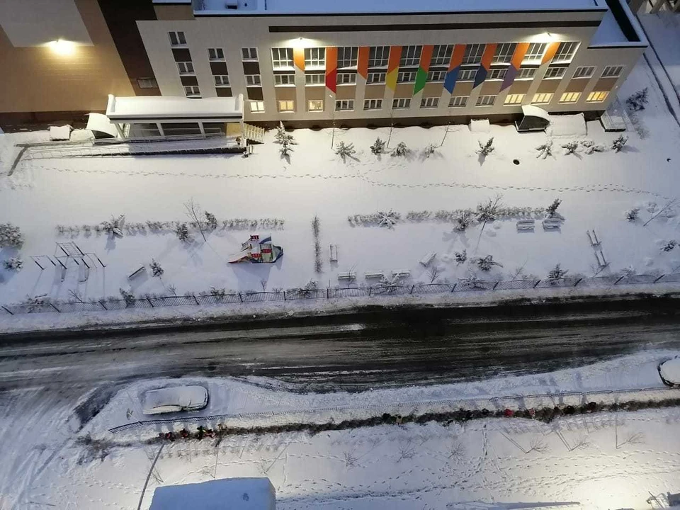 В Краснодаре снег ожидается в течение дня